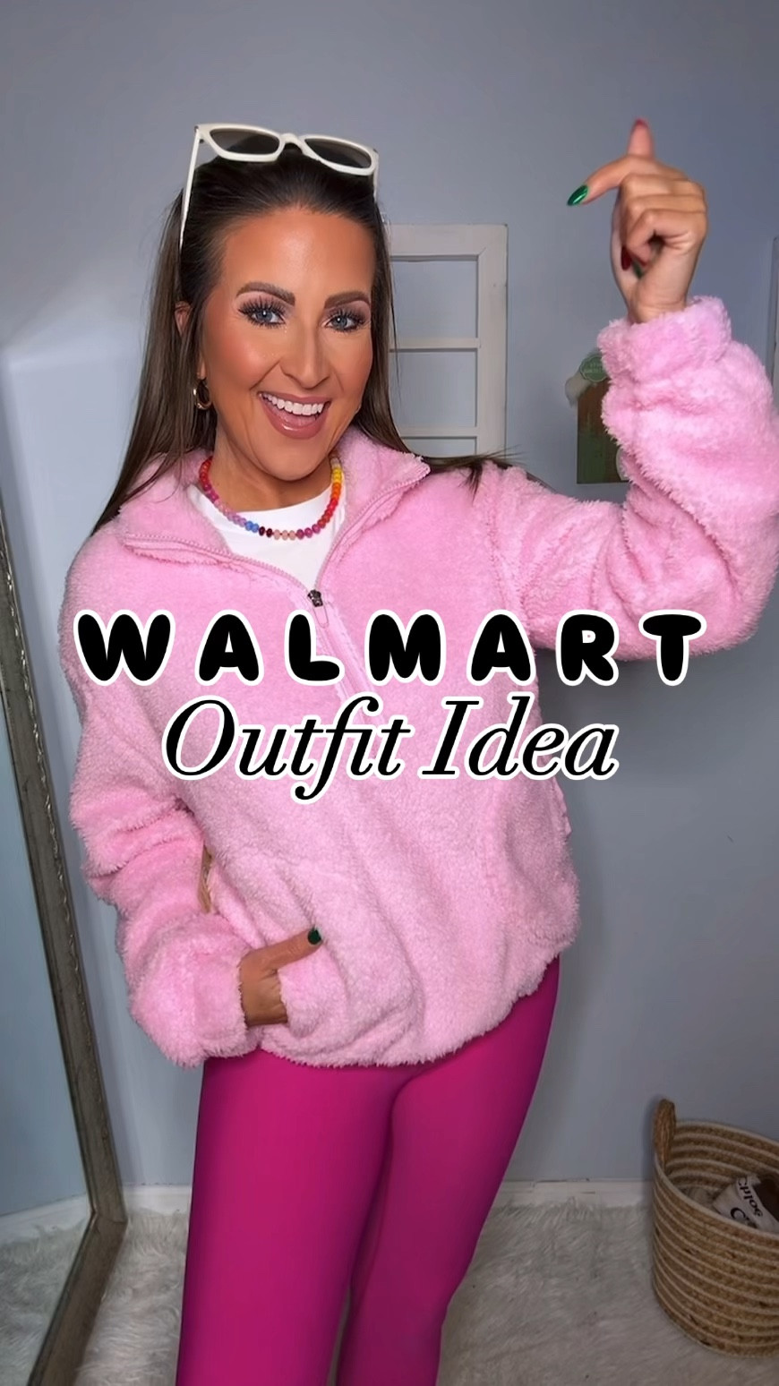 Use code SJLINZ30A to save on the sunglasses (works on ALL SOJOS glasses on Amazon). 

⭐️I also linked other black tops to pair with the leggings! 

Black Twist Top ON MAJOR SALE: sized up to a M
Leggings: S
Boots: TTS
Pink Pullover: M
White Tee: XS
Pink Fleece Lined Leggings: S

Casual Outfit, winter outfit, affordable fashion, leopard leggings, fleece pullover 

#LTKStyleTip #LTKFindsUnder50 #LTKSeasonal