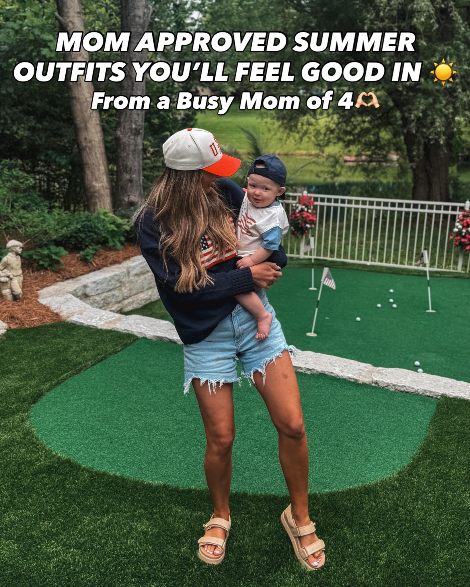 Mom approved summer outfit ideas! 
Jean shorts. Summer sweaters. 
#summerstyle #elevatedcasual #summeroutfitideas #momapproved

#LTKootd #LTKdayinmylife #LTKgrwm
