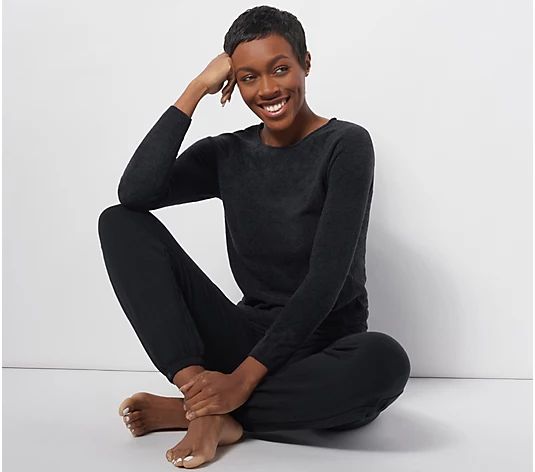 Barefoot Dreams CozyChic Ultra Lite Pullover and Luxe Pant Set | QVC