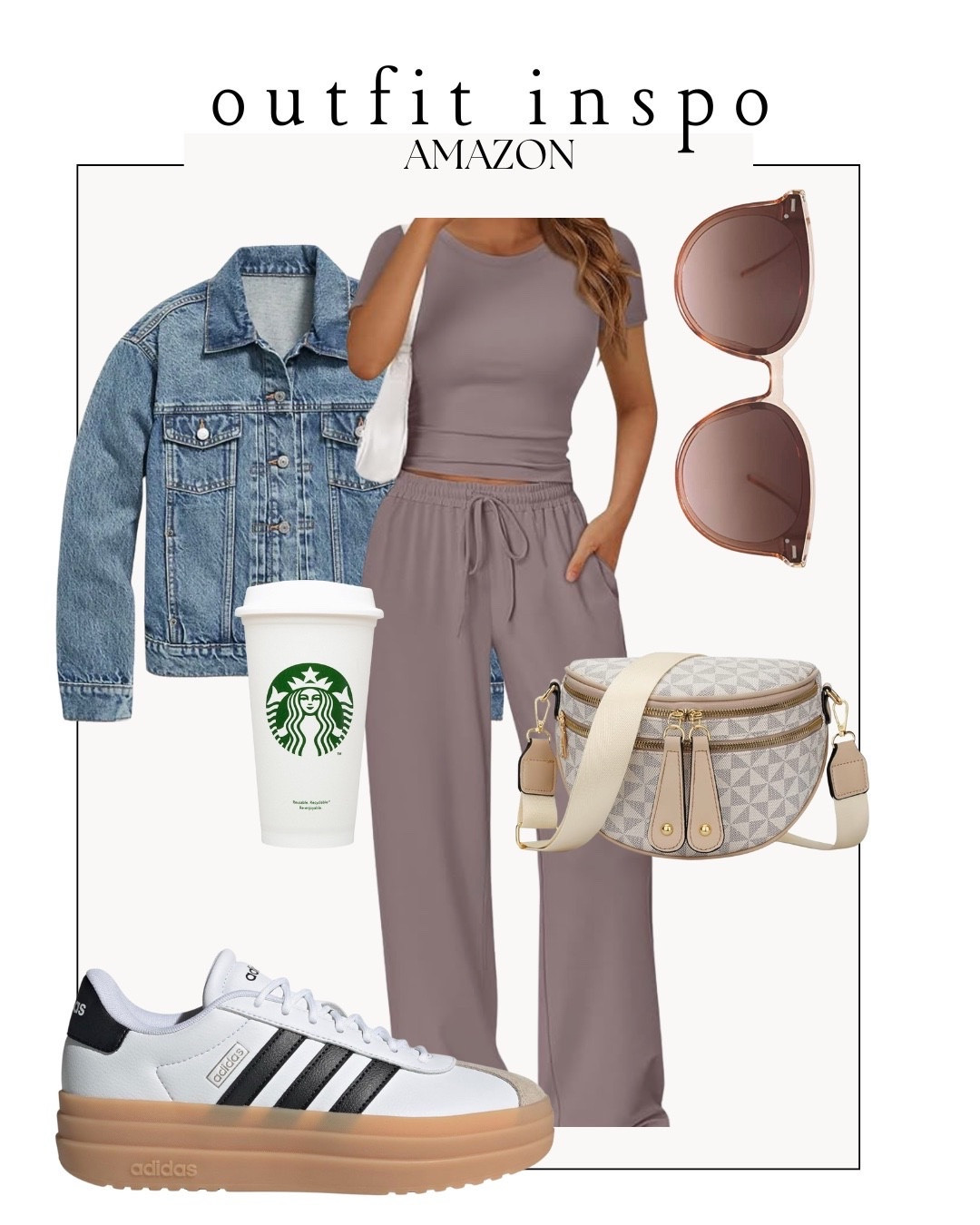Summer travel outfit from amazon — 2 piece matching set, denim jacket, crossbody bag, and adidas sneakers






Size 6/8 summer outfit ideas, midsize summer outfit, casual summer style, denim shorts outfit, cotton button down shirt, effortless everyday style, Amazon fashion midsize, petite Amazon fashion, coffee run outfit, SAHM outfits for summer, travel outfits amazon

#LTKootd #LTKSaleAlert #LTKTravel