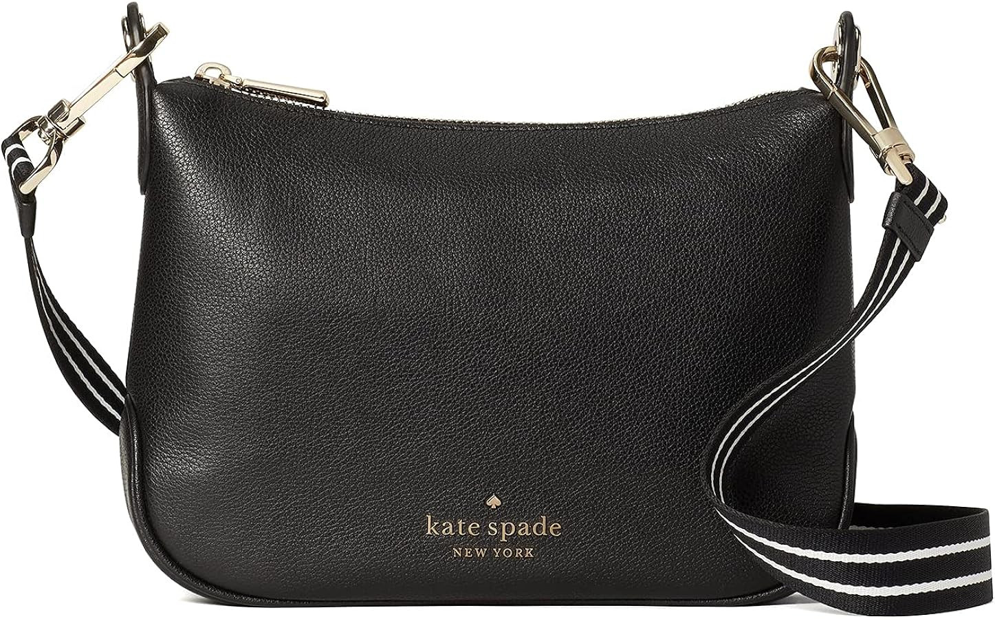 Kate Spade Rosie Leather Small Crossbody Bag Purse Handbag, Black | Amazon (US)
