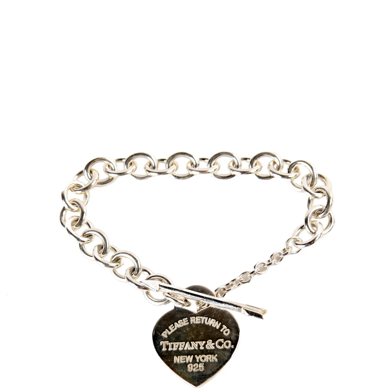 Please Return To Lovestruck Heart Tag Bracelet | Keeks Designer Handbags