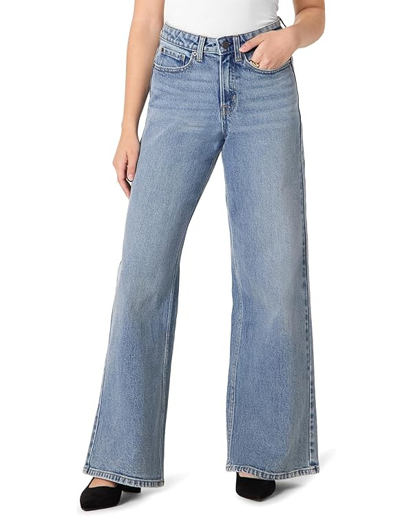 Amazon Essentials Women's High-Rise Wide Leg Crop Jeans | Amazon (US)