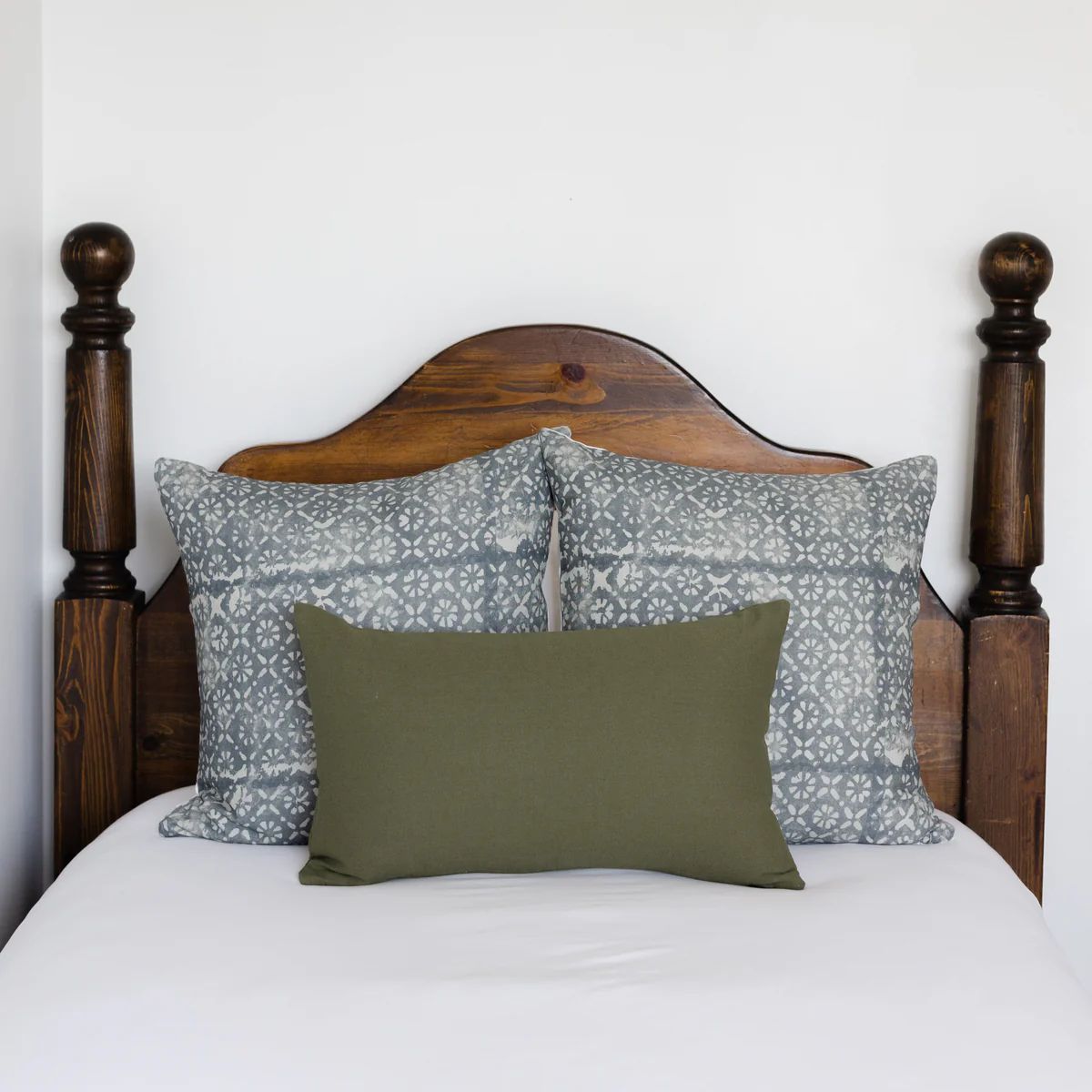 Twin Bed Pillow Covers Set 4 | Woven Nook