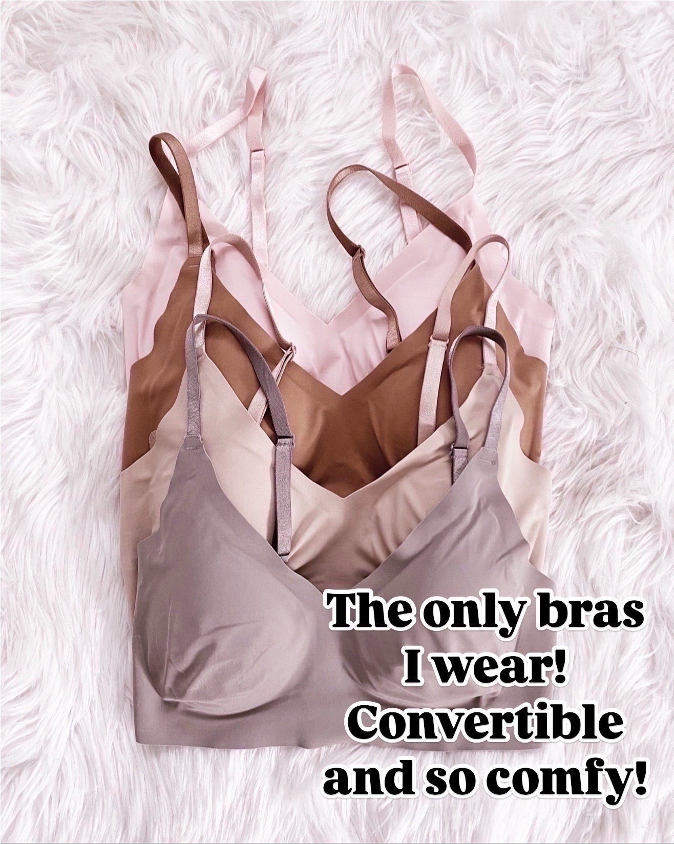 These convertible bras are soft, seamless, and disappear under everything. Comfy enough for all-day wear, and they never dig in.

Sunsets and Stilettos seamless convertible bra everyday comfort neutral layering wardrobe essential

#LTKOver40 #LTKSeasonal #LTKHoliday