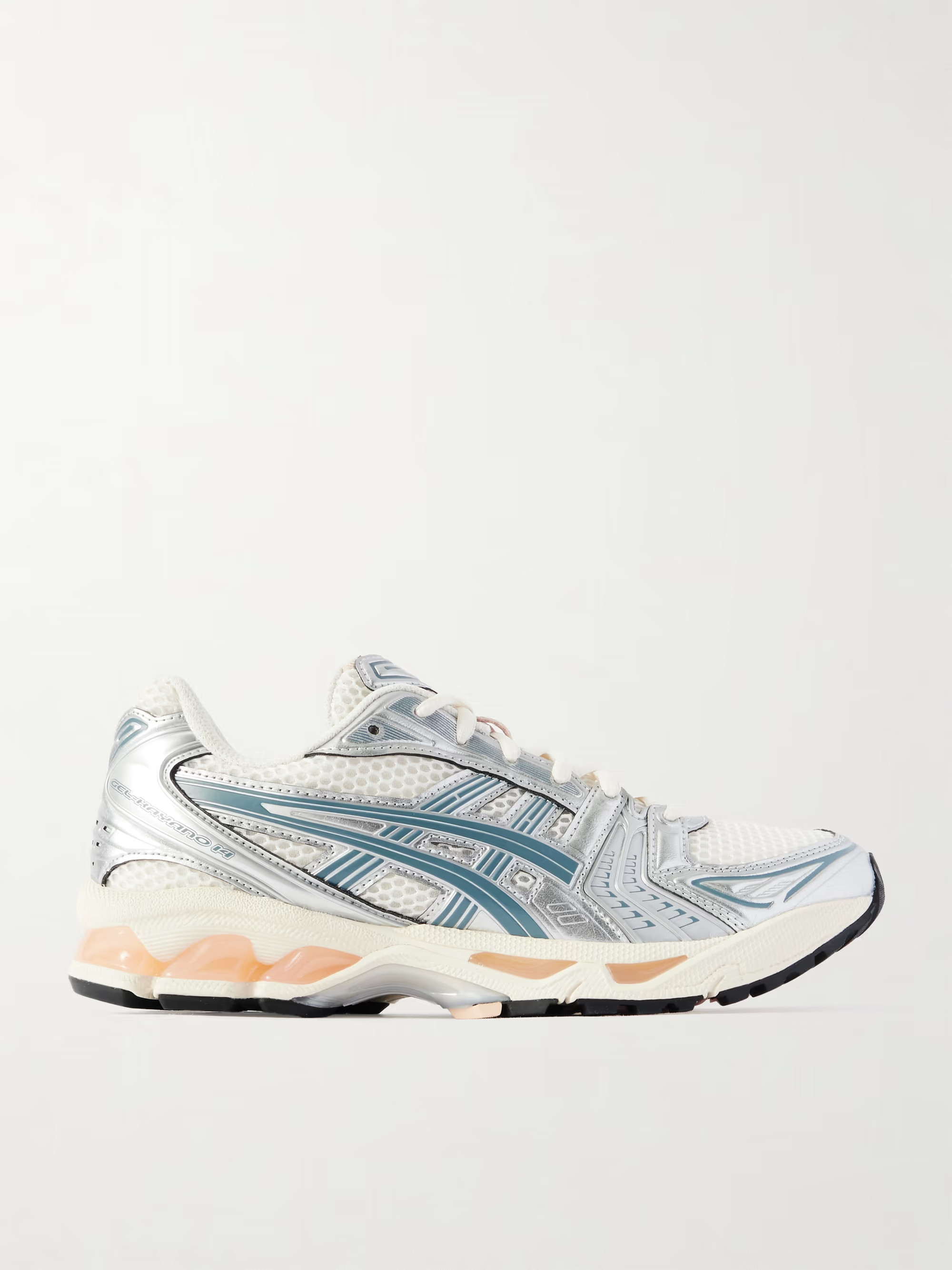 GEL-KAYANO 14 rubber and metallic mesh sneakers | NET-A-PORTER (UK & EU)