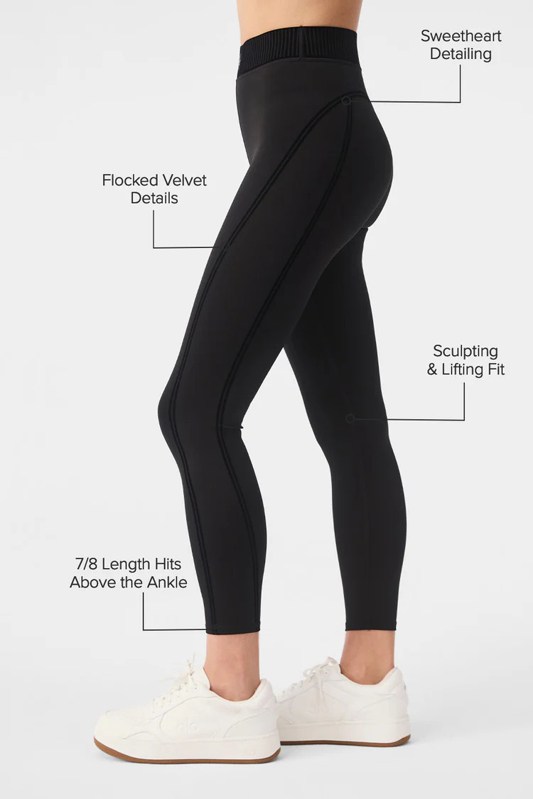 Airlift High-Waist 7/8 Line Up Legging | Alo Yoga (US)
