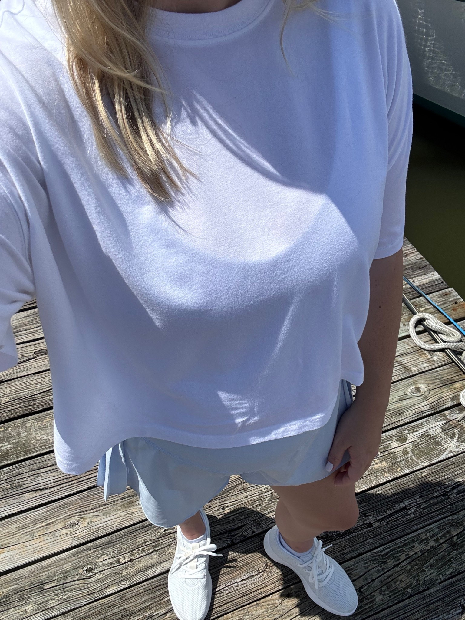 7 weeks postpartum daily uniform! Aerie set with their comfy white tshirt and Allbirds 

#LTKFindsUnder100 #LTKSeasonal #LTKFindsUnder50