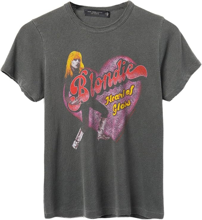 Women's Blondie Heart of Glass Original Tee | Amazon (US)