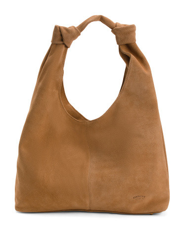 Suede Marietta Knot Hobo 2.0 | TJ Maxx