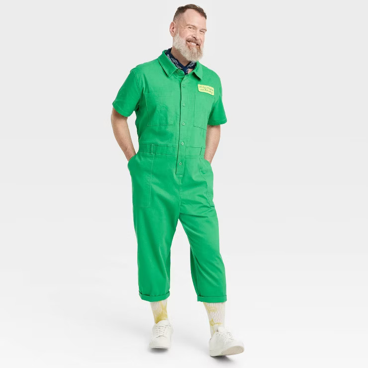 Pride Adult Short Sleeve Boilersuit - Green | Target