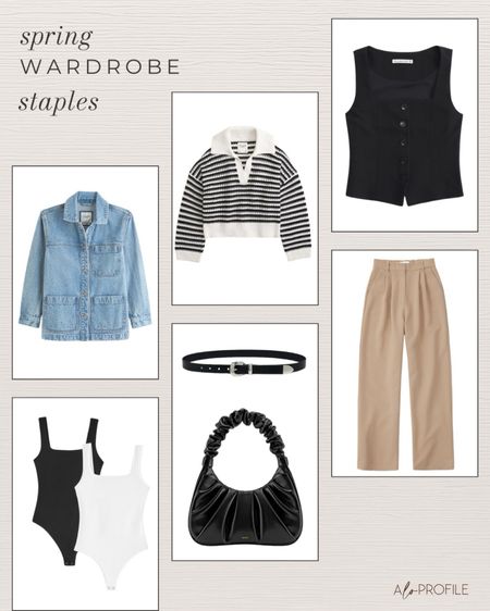 Spring Wardrobe Staples // closet staples, wardrobe essentials, spring fashion, spring fashion, neutral style, neutral closet staples