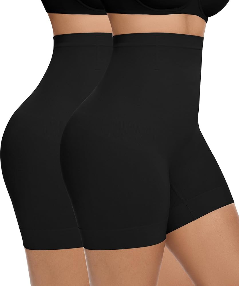 Womens Shapewear Tummy Control, Girdles for Women Body Shaper High Waist Shapewear Shorts Under D... | Amazon (US)