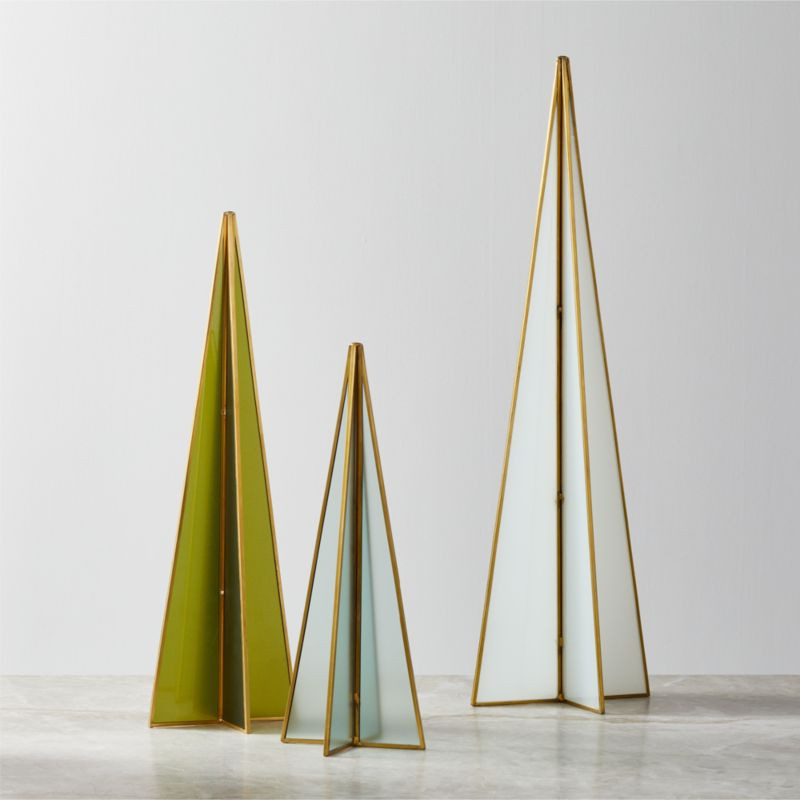 Flash Milk Glass Trees | CB2 | CB2