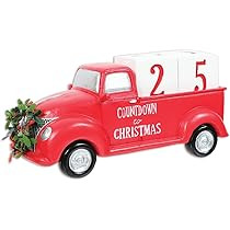 DEI Countdown to Christmas Red Truck Decor | Amazon (US)