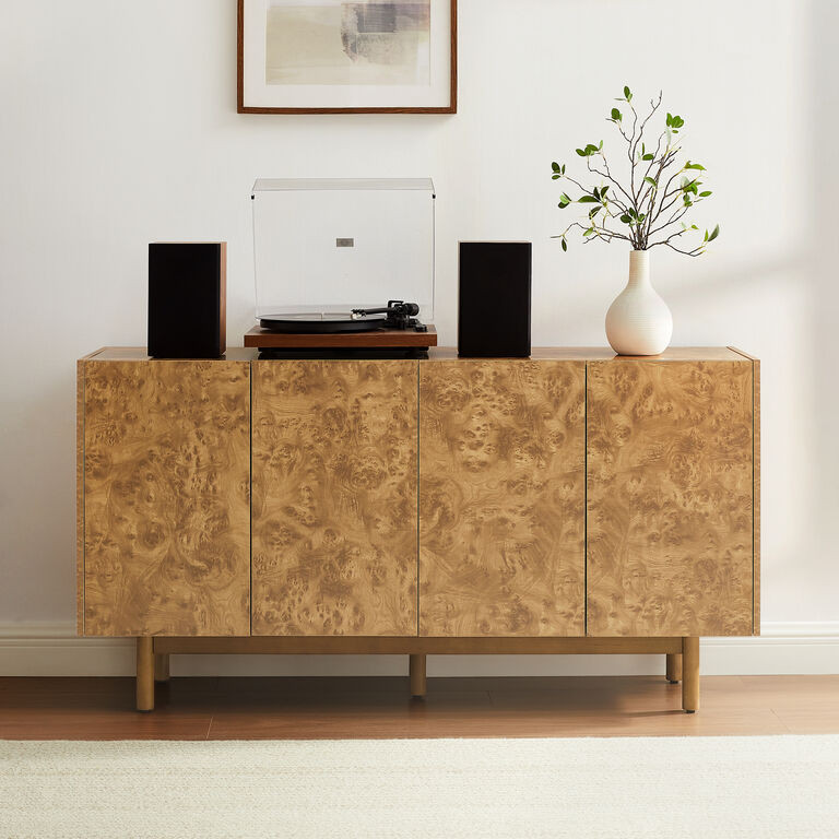 Ema Maple Burl Storage Cabinet | World Market