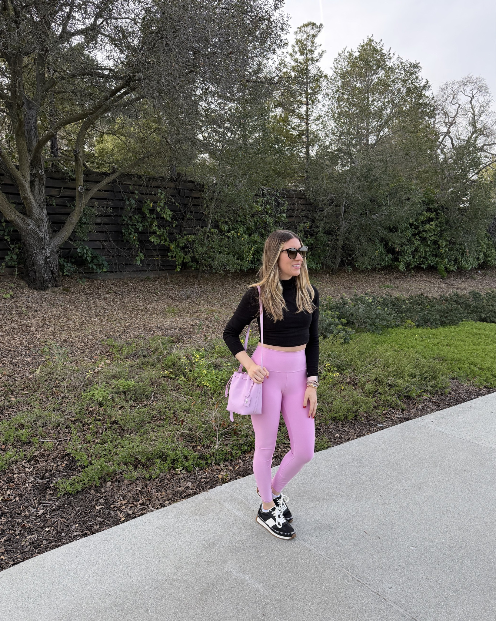 I think I may have a Candy Heart Pink obsession 🩷🤭 These leggings are my FAVE - I have so many different colors of them. The Alo Mini Balance bag is perfect!!! Mine is also in Candy Heart. Wearing one of my go-to built in padding tops from Klassy ofc. Save with my Klassy discount code: DANIELLEKLASSY1

#LTKootd #LTKValentine #LTKdayinmylife