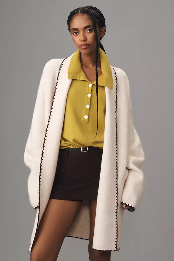 Mariel Whipstitch Cardigan Sweater | Anthropologie (US)