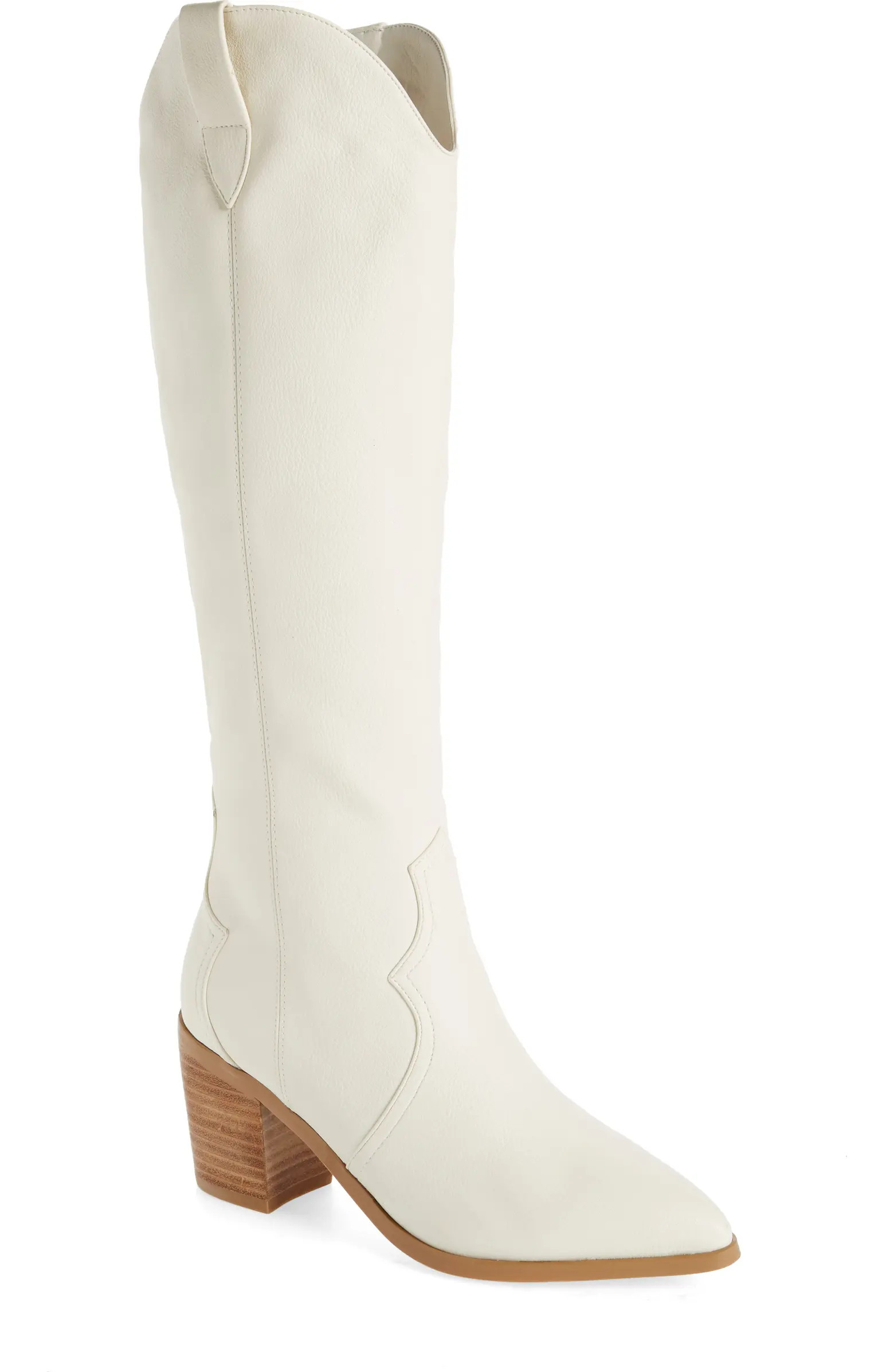 Novena Knee High Western Boot (Women) | Nordstrom