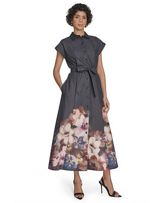 Women's Placement Print Midi Dress | Macy's