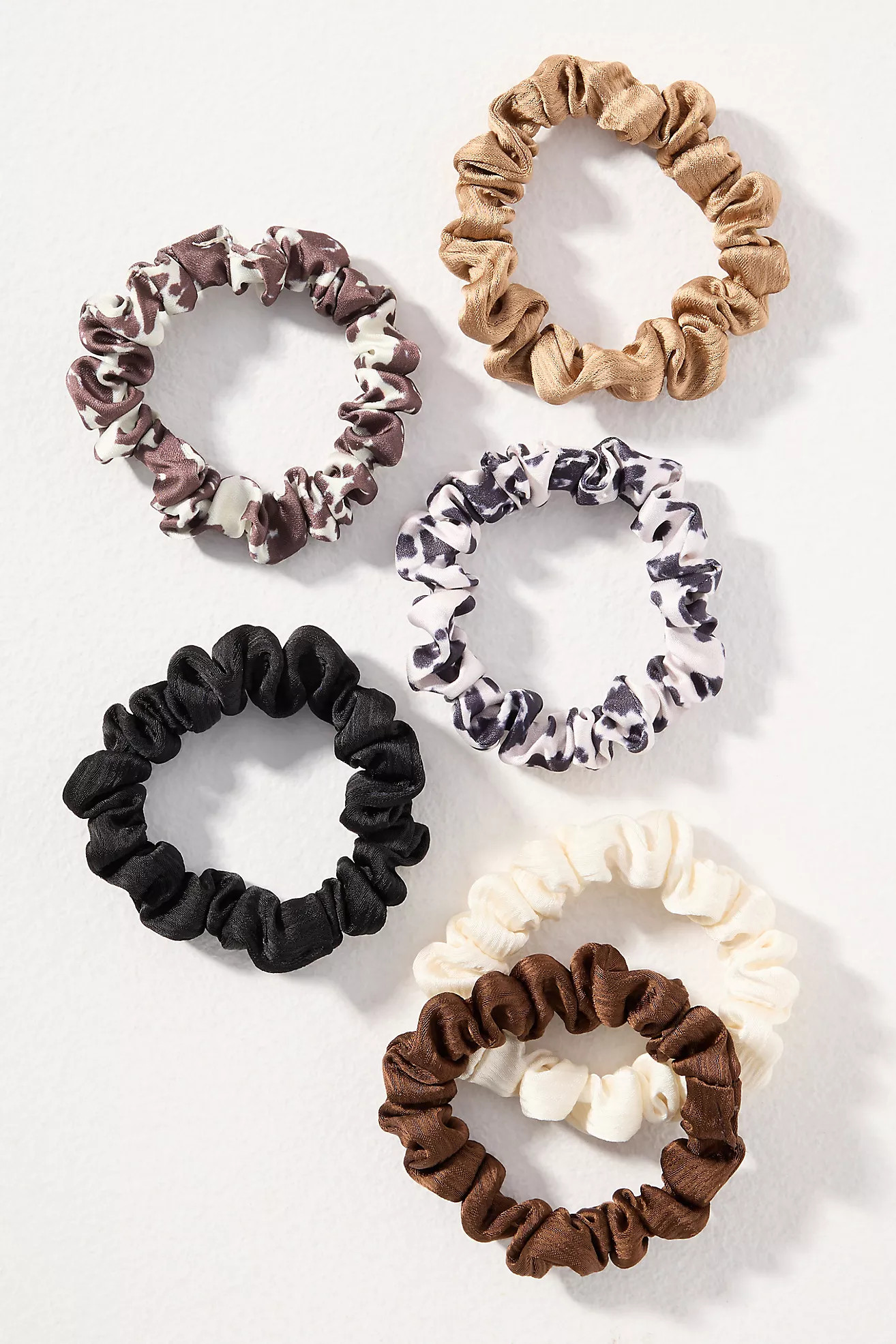 Satin Hair Ties, Set of 6 | Anthropologie (US)