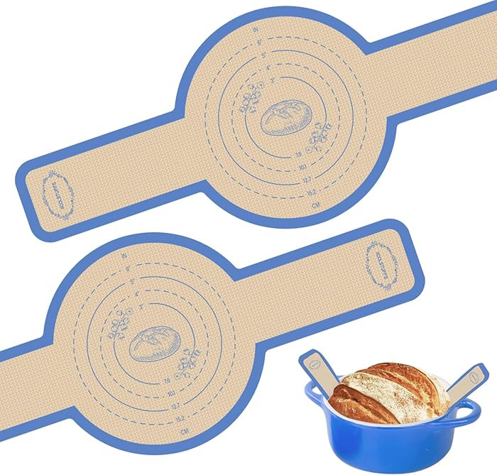Silicone Bread Sling for Dutch Oven, Silicone Sourdough Baking Sling Non-Stick & Easy Transfer, S... | Amazon (US)