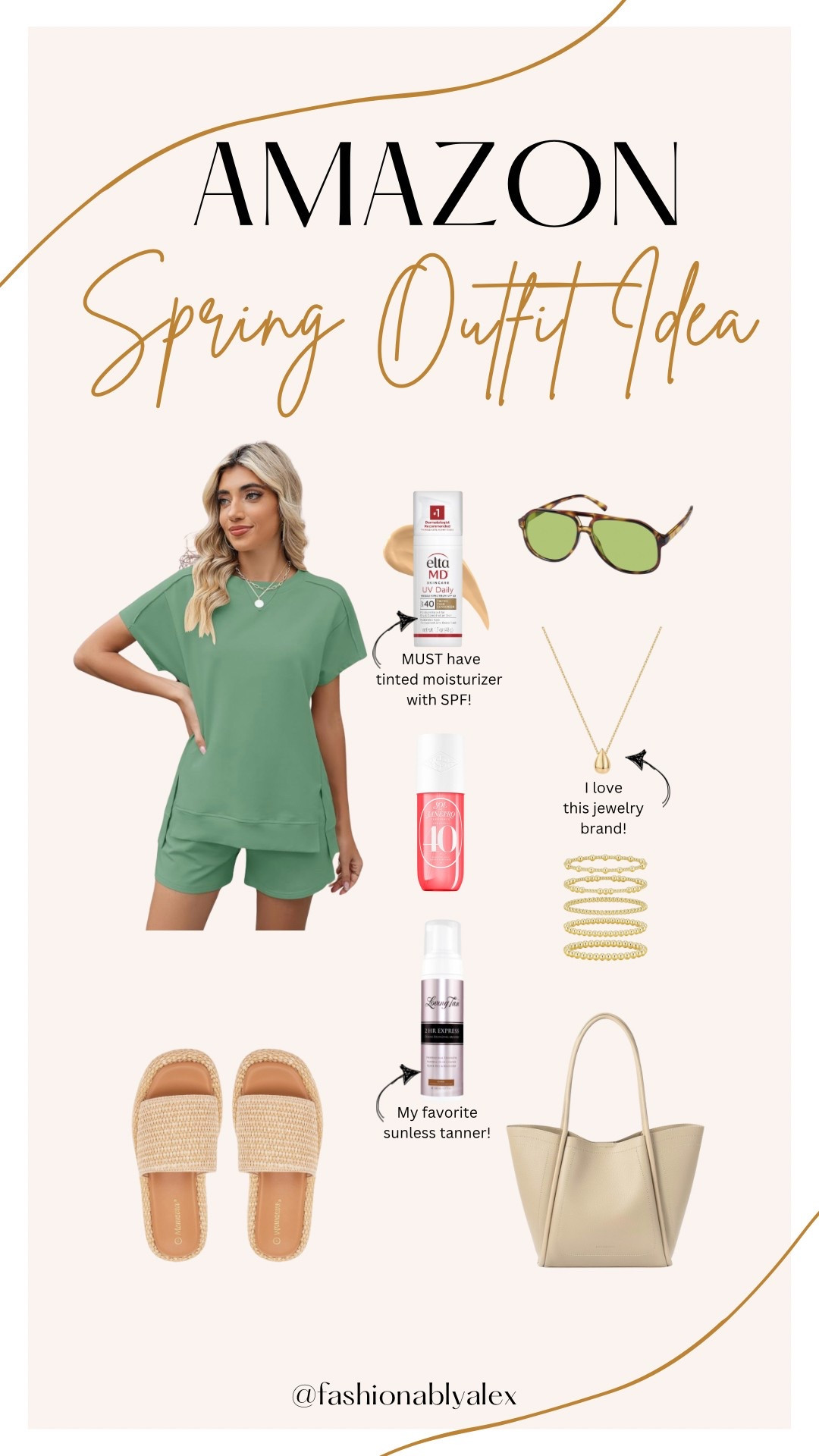 Spring outfit idea from Amazon! Perfect for staying comfortable yet cute and the set comes in a bunch of different fun colors! #casualoutfit #springfashion #springoutfit 

#LTKBeauty #LTKStyleTip #LTKSpringSale