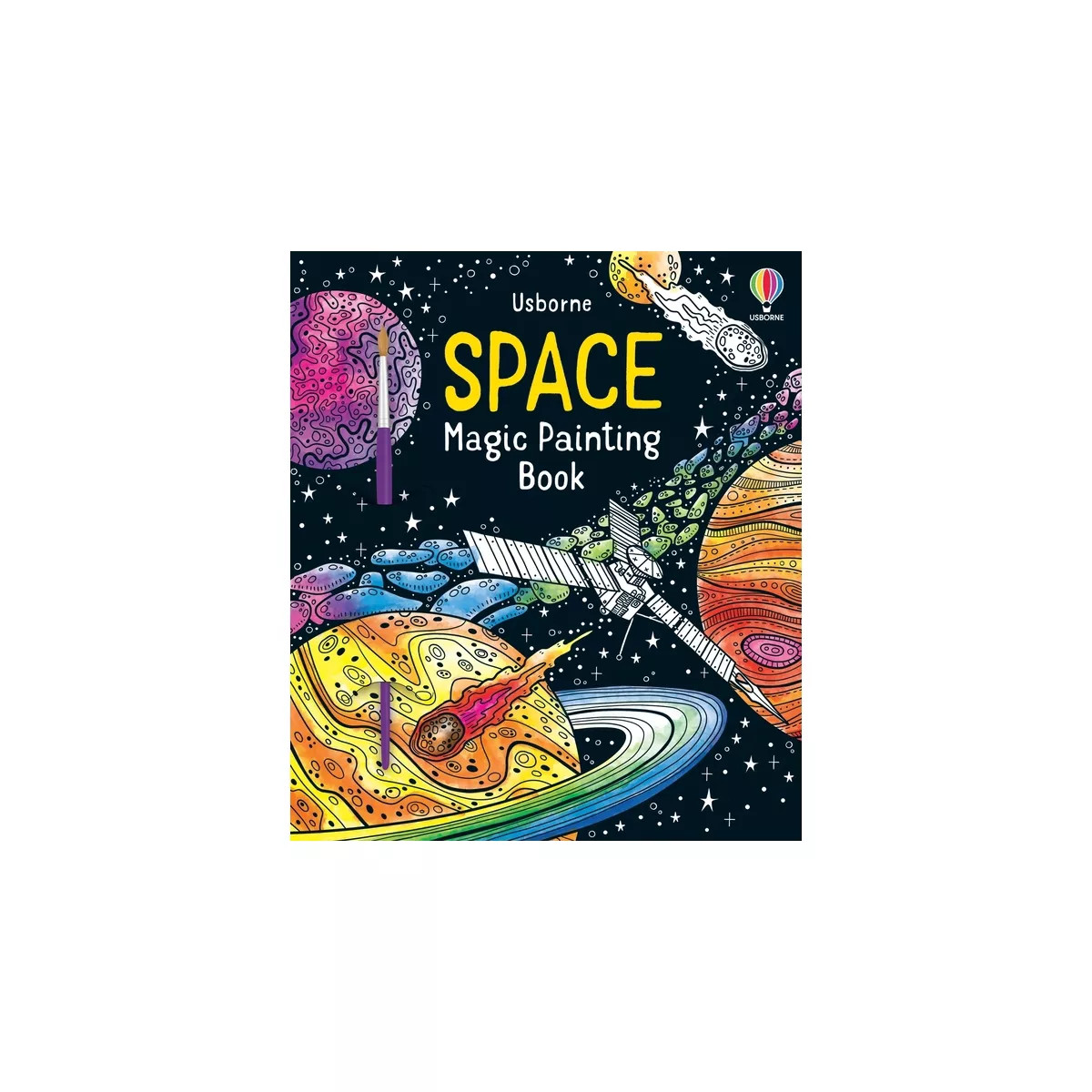 Space Magic Painting Book - (Magic Painting Books) by  Abigail Wheatley (Paperback) | Target