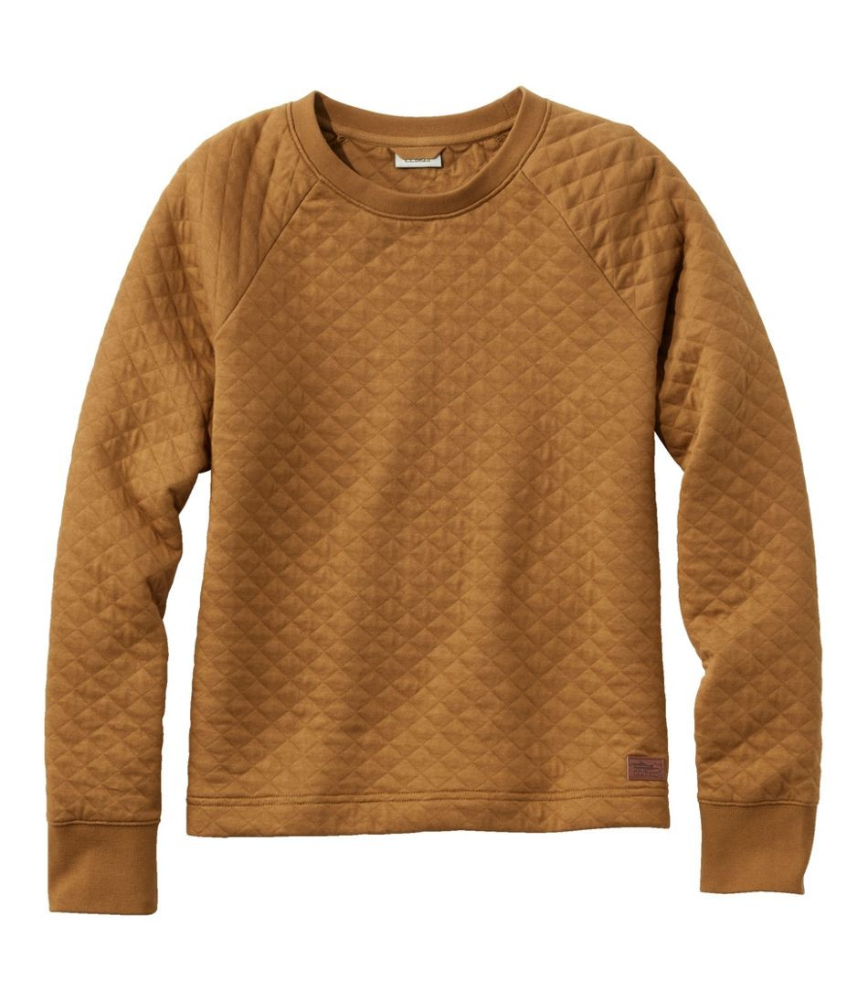 Women's Quilted Sweatshirt, Crewneck Pullover | Sweatshirts at L.L.Bean | L.L. Bean