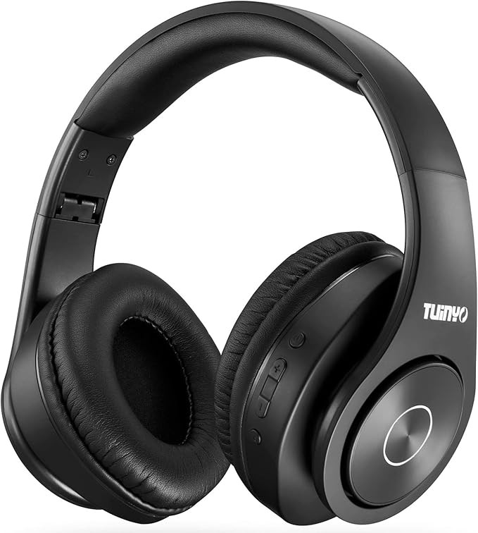 Bluetooth Headphones Wireless,TUINYO Over Ear Stereo Wireless Headset 35H Playtime with deep bass... | Amazon (US)