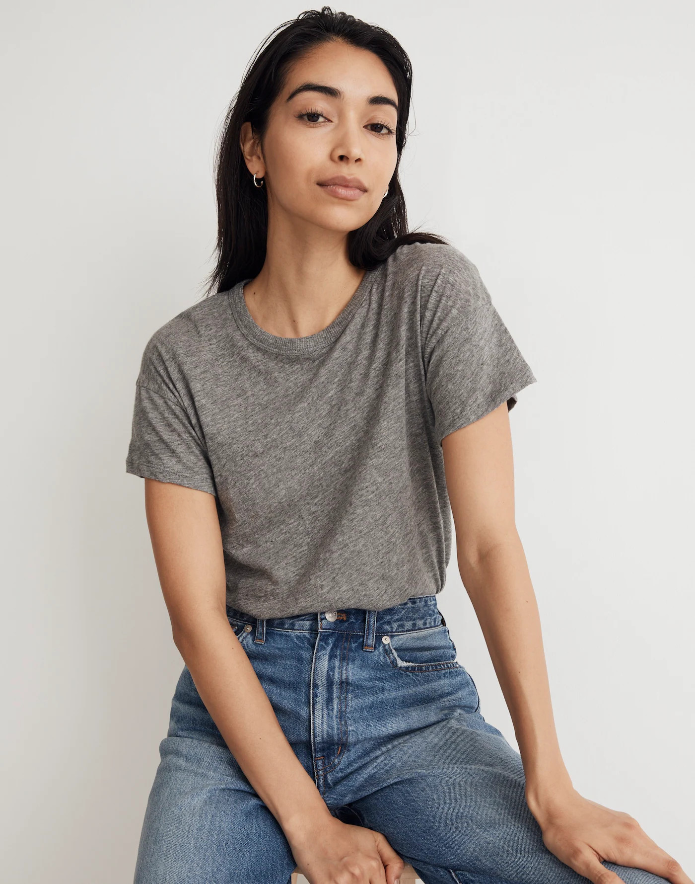 Whisper Crew Neck Tee | Madewell | Madewell