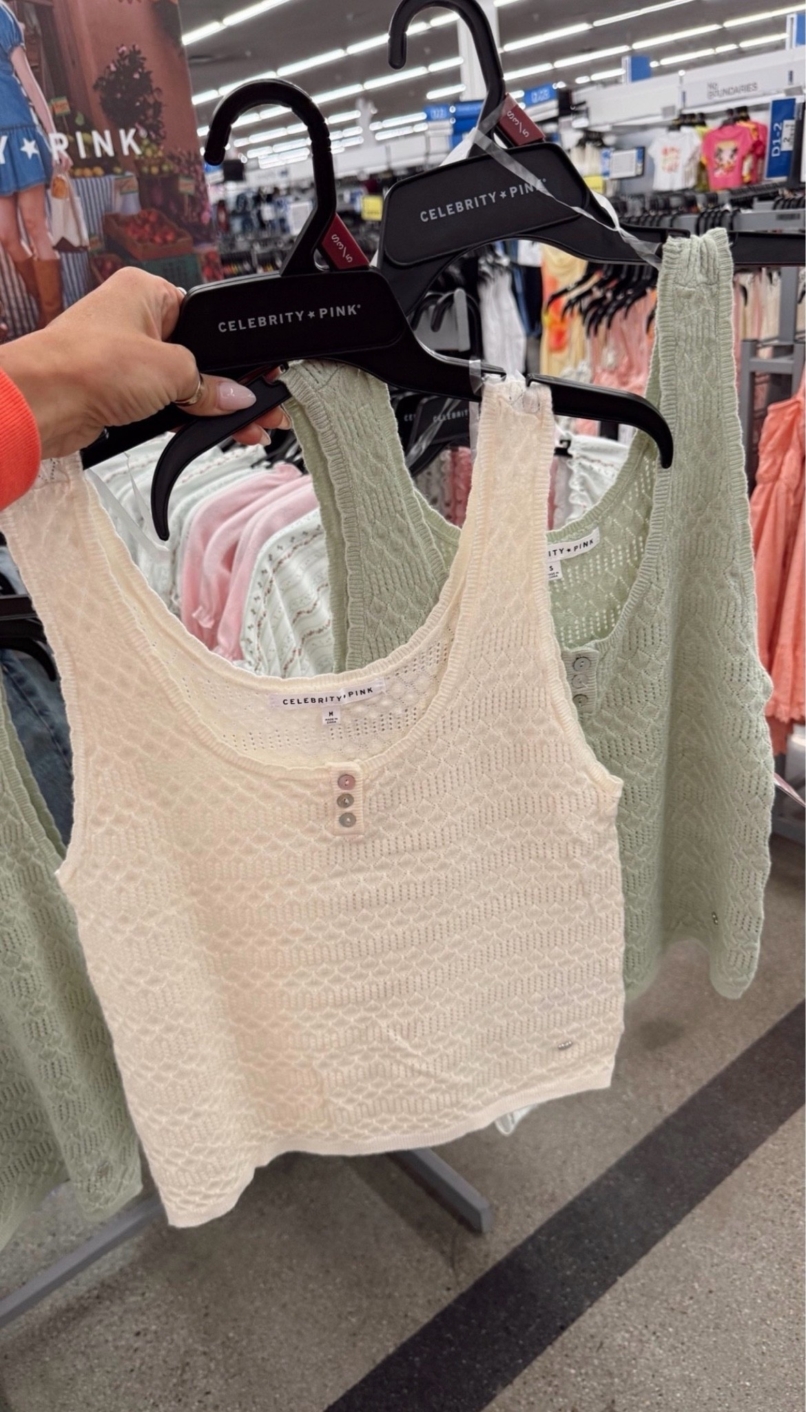 🤍 The absolute perfect crochet , Henley tank top & for an affordable price. Giving FP vibes too!