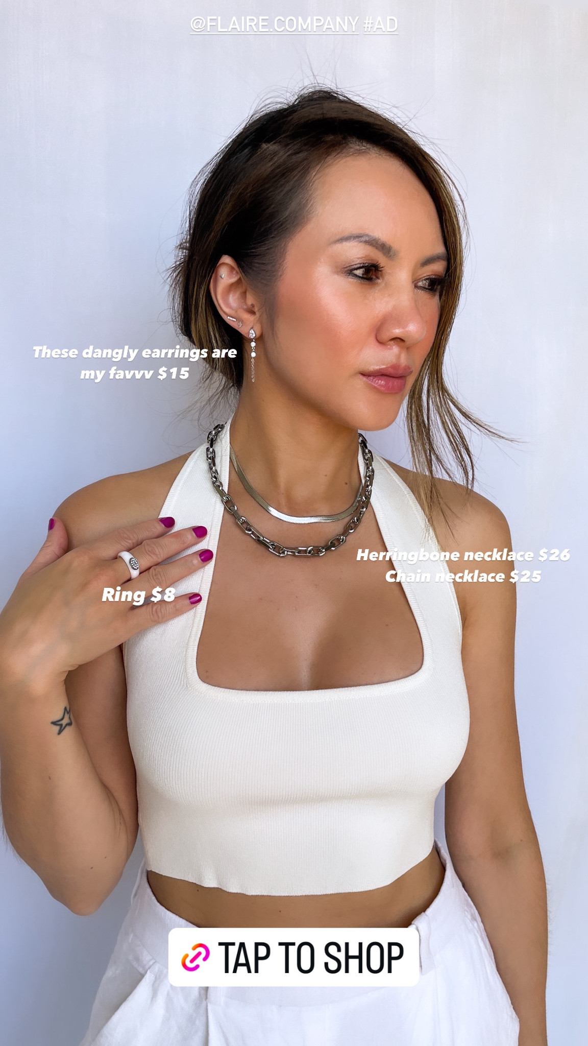 I just found the most perfect jewelry brand that offers trendy and water-safe pieces that are hypoallergenic. From poolside to a night out, elevate your style in gold or silver pieces. The quality is amazing and everything is under $30! ⚡️ @flaire.company #ad 

Affordable jewelry, gold jewelry, silver jewelry, waterproof jewelry, jewelry inspo, summer outfit, swimwear, Flaire & Co, earrings, ring, necklace, The Stylizt 



#LTKSwim #LTKStyleTip #LTKFindsUnder50