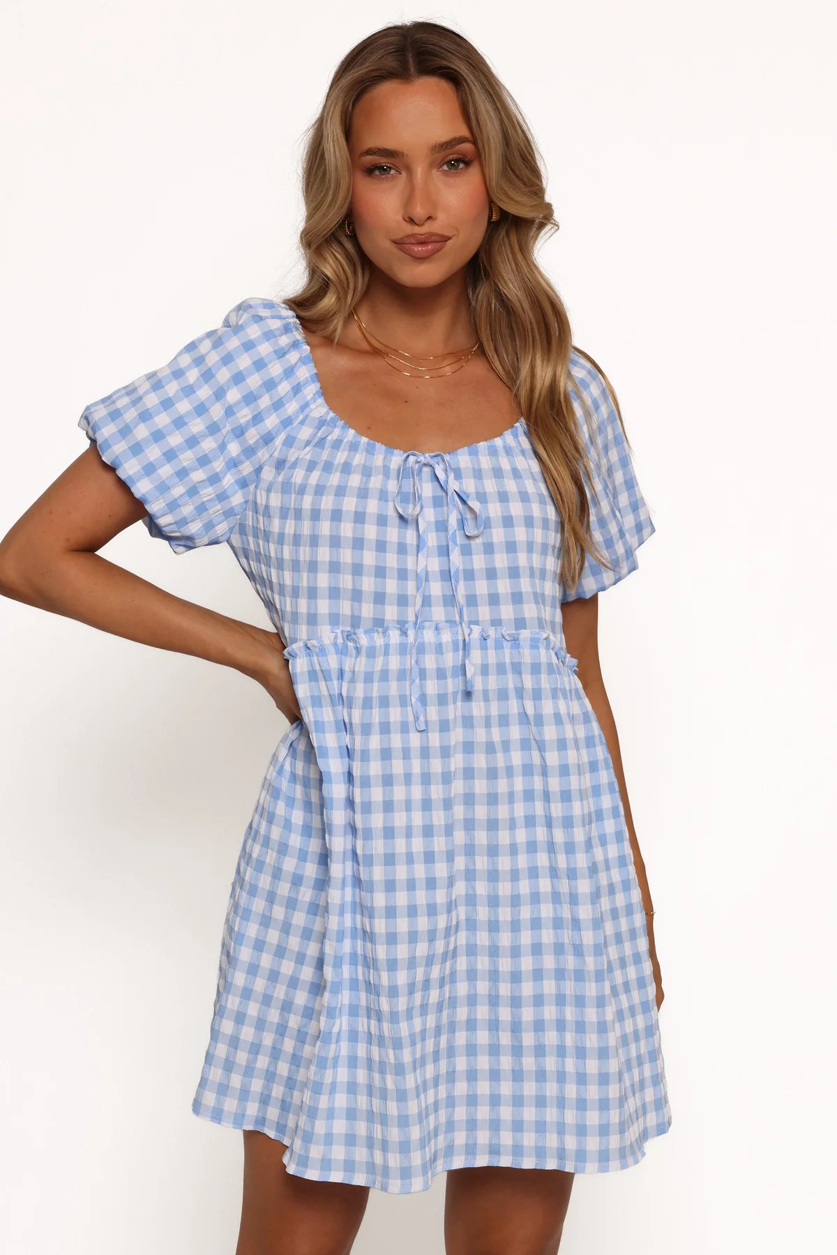 Dorothea Mini Dress - Blue | Petal & Pup (US)