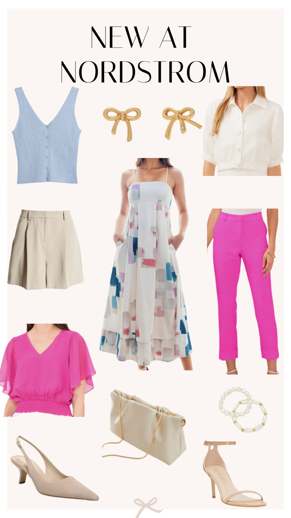 Nordstrom New Arrivals! Workwear // work tops // work pants // summer dresses // summer shorts // dressy heels // work shoes // summer clutches // summer jewelry // Nordstrom finds // Nordstrom fashion  

#LTKSeasonal #LTKStyleTip #LTKWorkwear