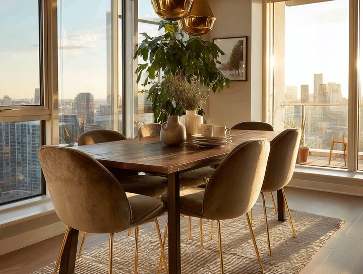  Natural luxury is a look—and this is how you create it.
Rich velvet dining chairs paired with a warm wooden table instantly elevate your space without trying too hard. It’s soft meets structured, glam meets grounded. This combination works every single time because it feels luxurious and effortlessly natural.

When the sunlight hits velvet and wood together… that’s interior magic.

 

#LTKHome