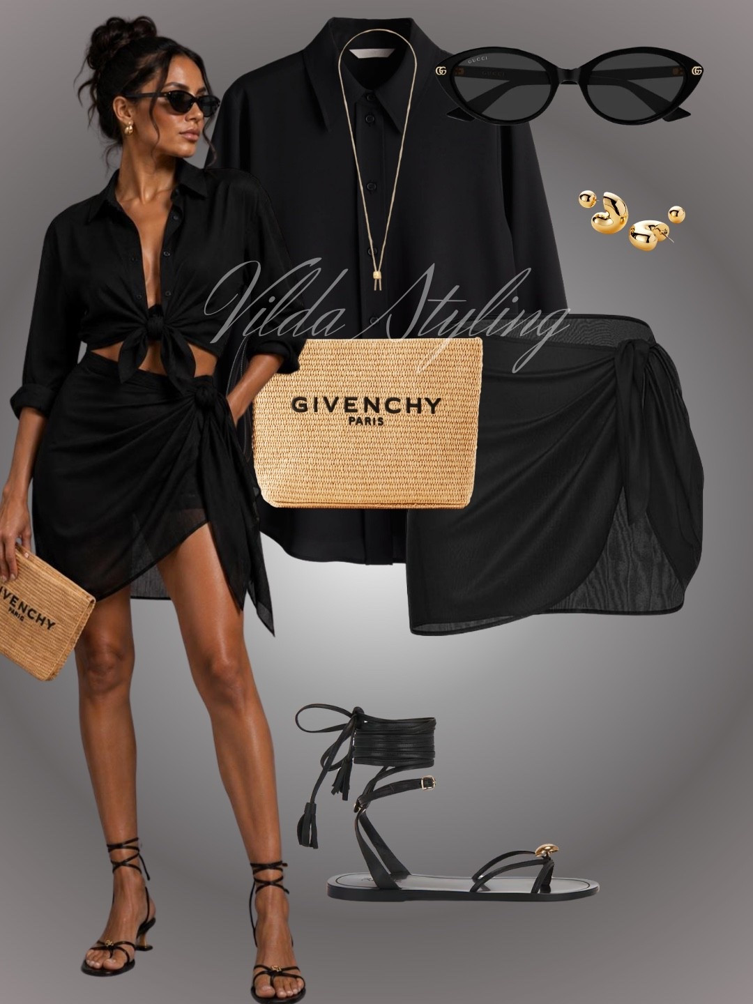 Resort Style
From beach club mornings to sunset cocktails 🌅🖤 This monochrome resort look never misses.
 #ResortWear #VacationStyle #BeachOutfit #SummerFashion #BlackOutfit #LuxuryStyle #FashionInspo #VacationLook

#LTKsummer #LTKstyletip #LTKtravel