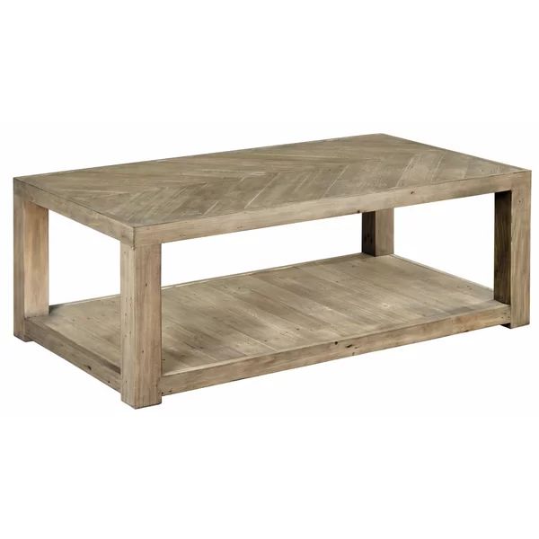 Wesley Solid Wood Floor Shelf Coffee Table | Wayfair Professional