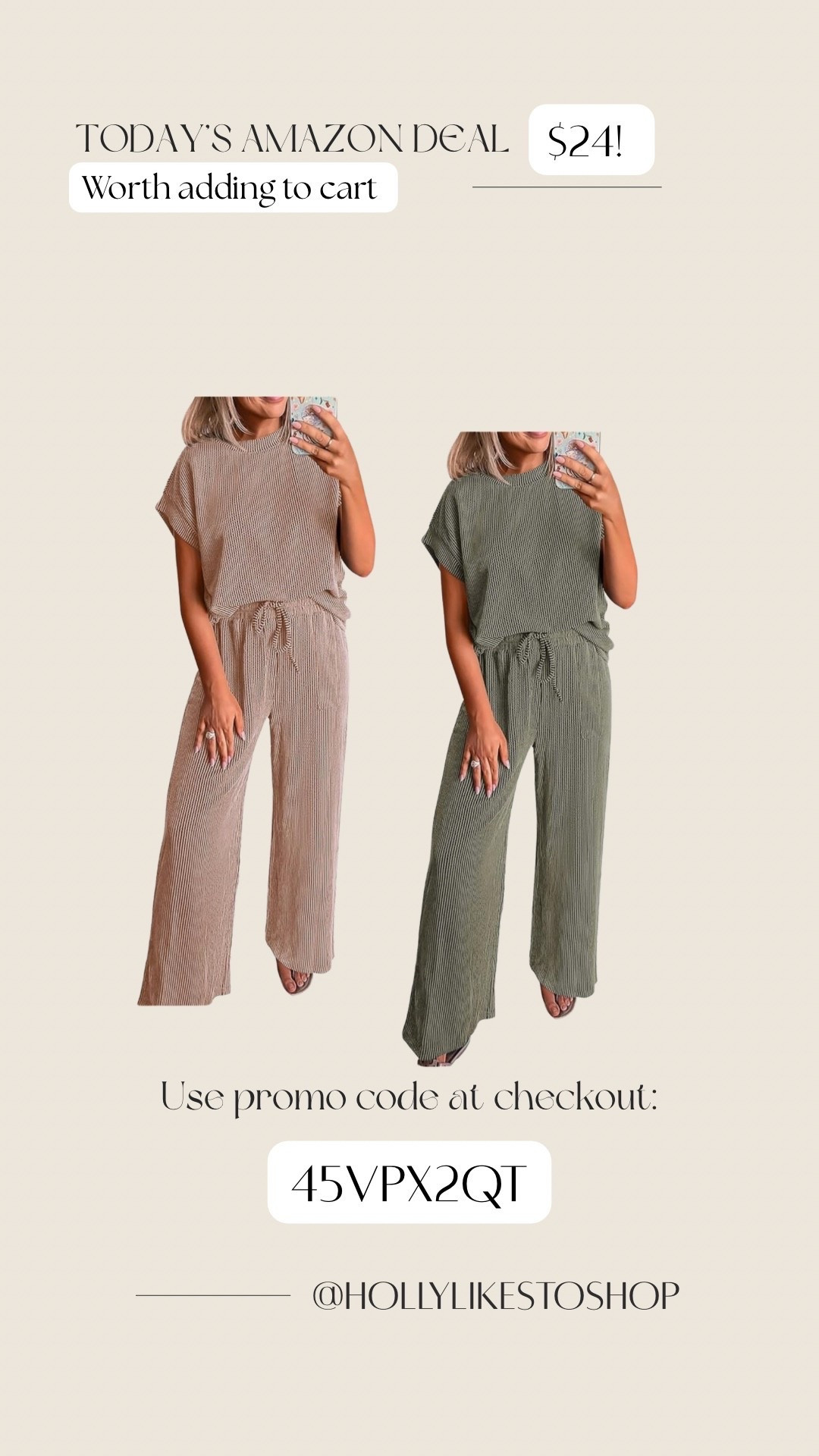 On deal today! $24 set! 

#LTKgrwm #LTKootd #LTKmomlife