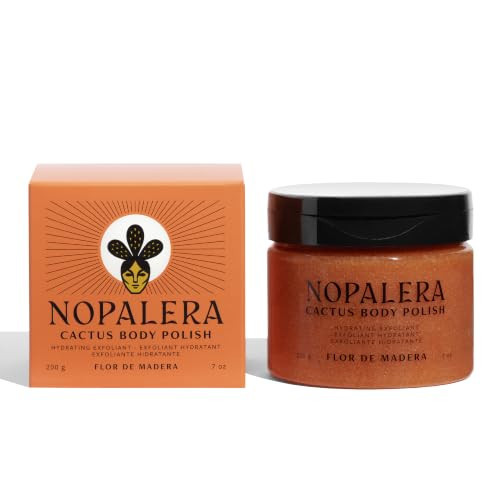 Nopalera Cactus Body Scrub and Exfoliator, Flor de Madera, 7 oz | Amazon (US)