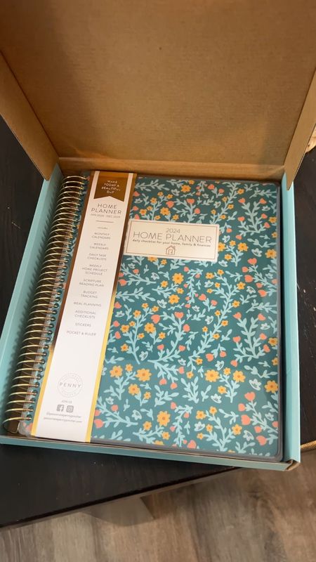 My new planner came in today & im a littleeee obsessed. Comes with budget tracking, meal planning, daily checklists, home project schedule, and more!! Realizing just how much organization reduces my stress & hoping this helps. 

#LTKfamily #LTKfindsunder50 #LTKhome