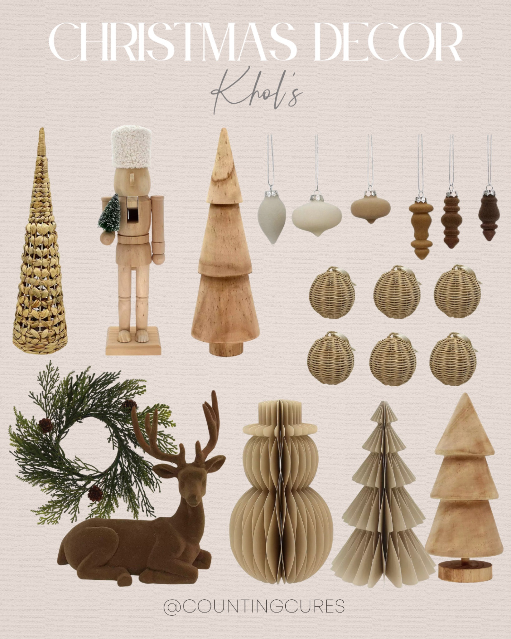 Deck the halls with Kohl's Christmas decor! Add magic to your home and buy these ornaments, wooden nutcrackers, tree finds, and more!
#holidayseason #winterdecor #fauxwreath #livingroomfinds

#LTKStyleTip #LTKSeasonal #LTKHome
