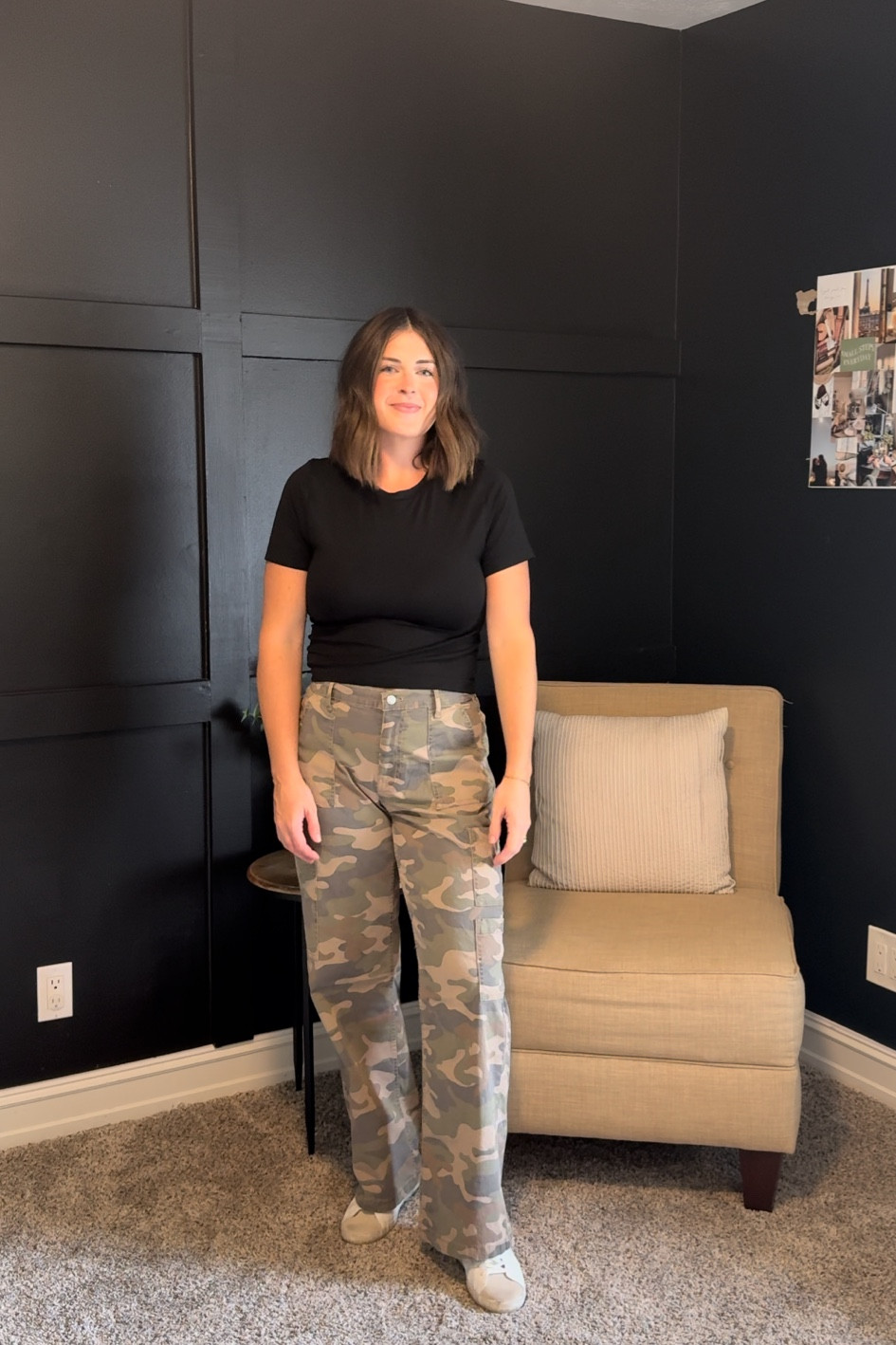Day 1 of my “realistic sahm/wfhm outfit series” 

Camo pants are OOS but I check daily and will repost when they come back because they are GOOD!!! And the tee, you NEED! 

Walmart fashion | Walmart pants | Target crop tee | seamless top | camo pants | white sneakers | mom fashion | casual outfits | fall fashion | 

#LTKMidsize #LTKSaleAlert #LTKStyleTip