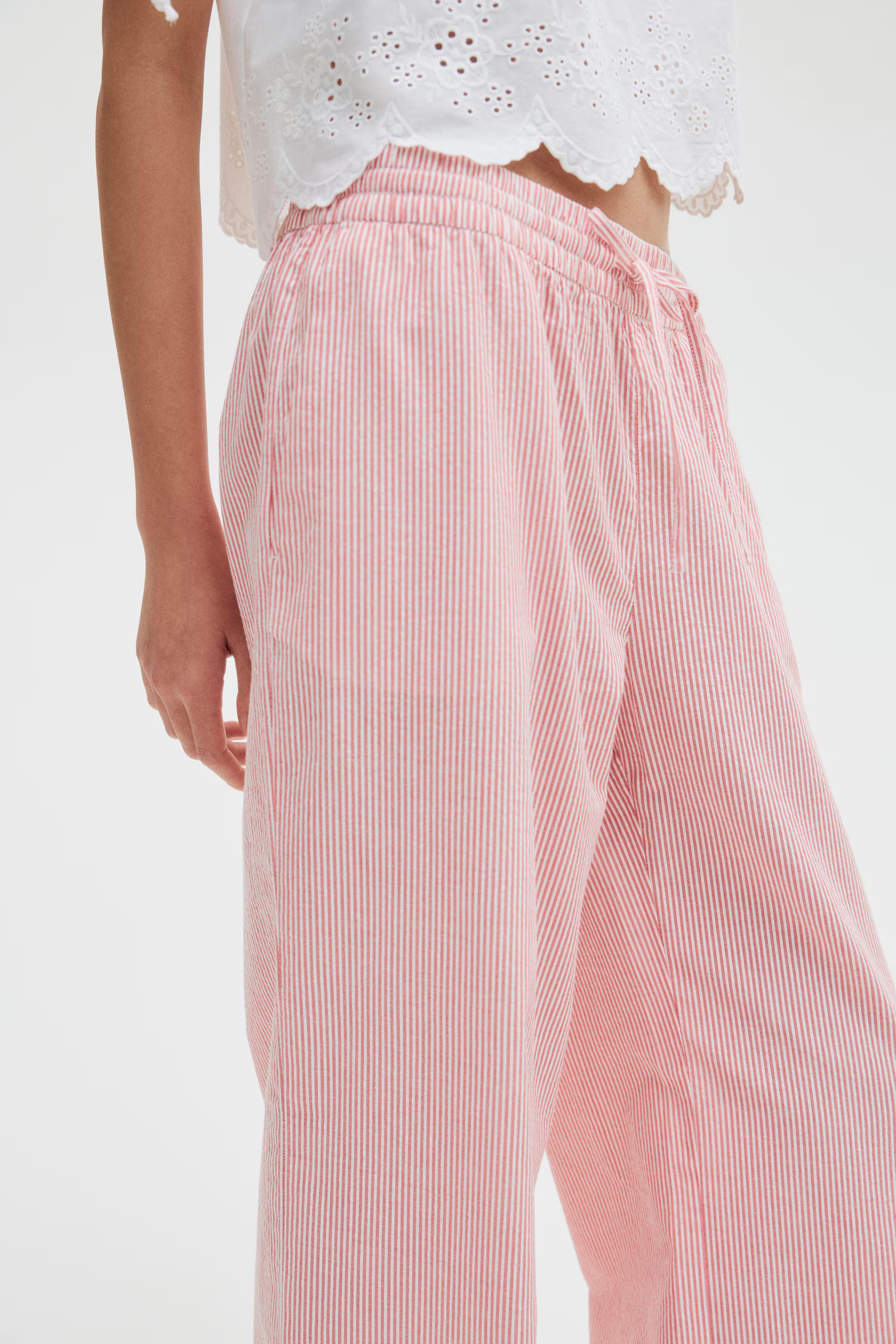 Seersucker Drawstring Pants | H&M (US + CA)