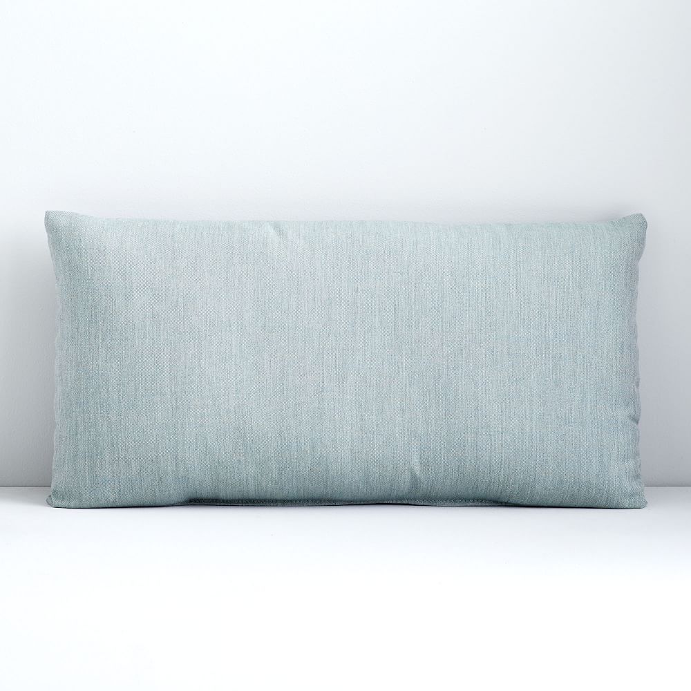Sunbrella Solid Indoor/Outdoor Cast Pillow | West Elm (US)
