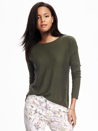 Hi-Lo Dolman-Sleeve Pullover for Women | Old Navy US