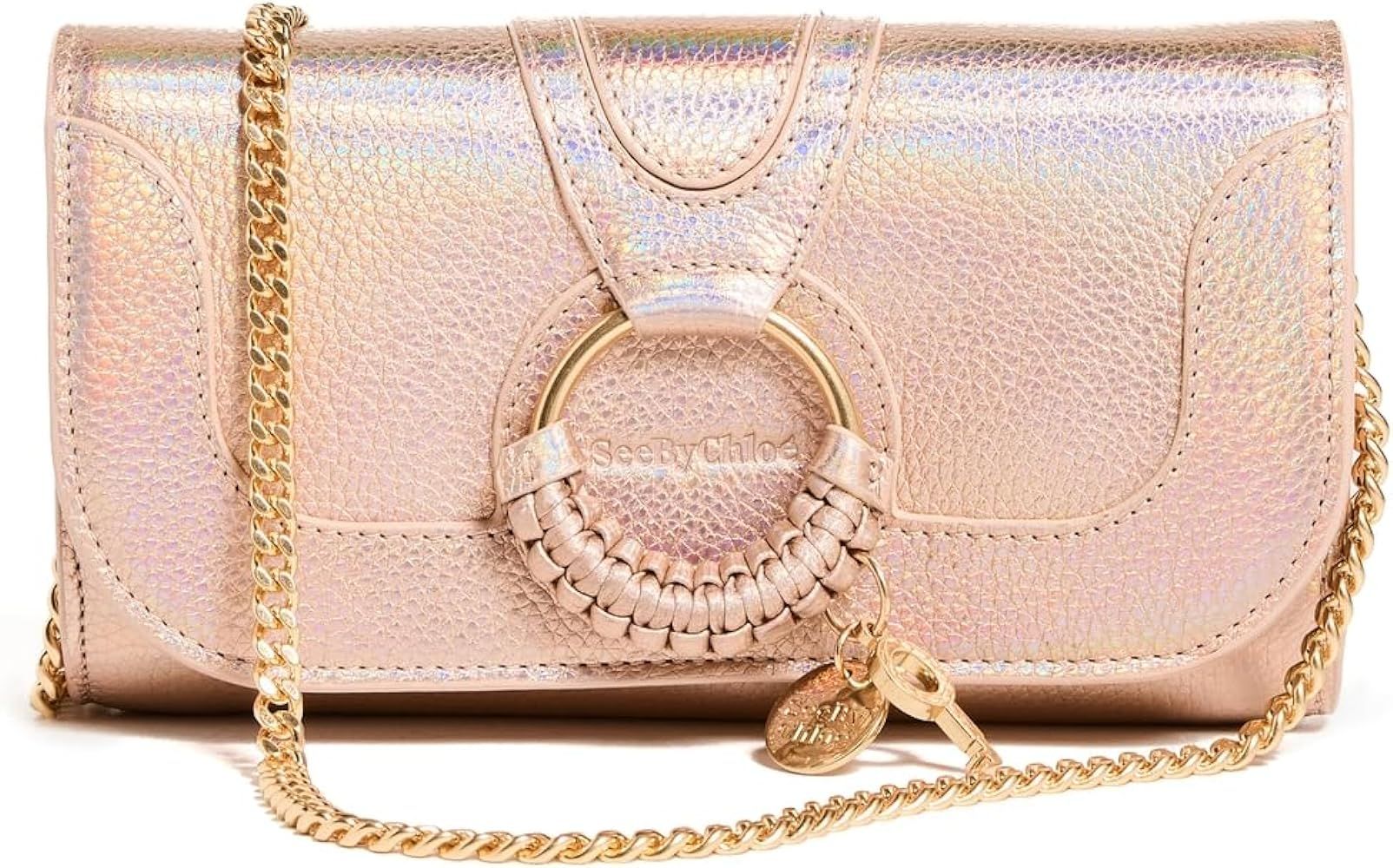 See by Chloe Women's Hana SBC Chain Wallet Bag, Golden Dust, One Size | Amazon (US)