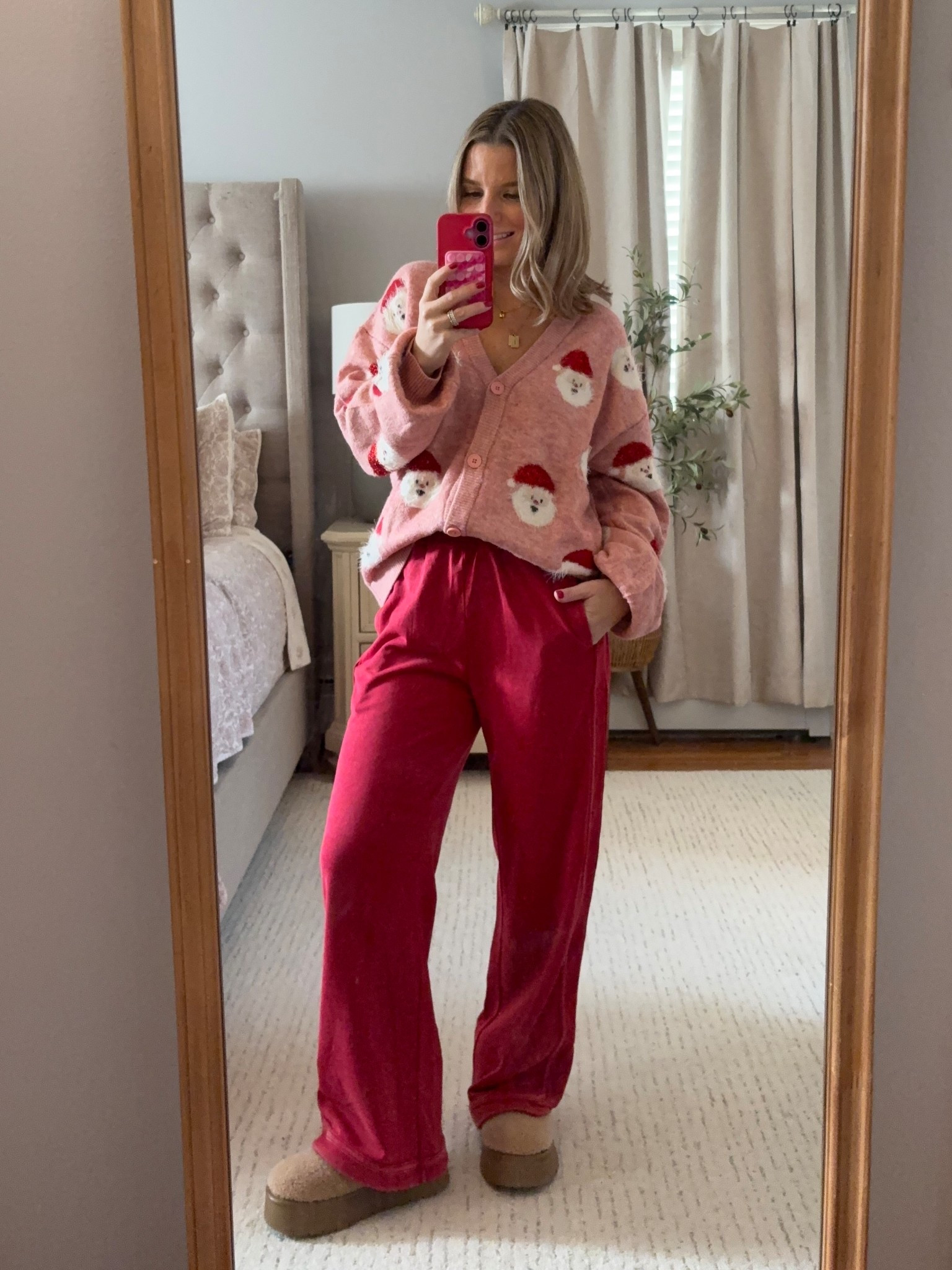 Cozy Santa outfit event outfit/ Christmas village! Just add a long coat and a scarf! 

#LTKootd #LTKFindsUnder50 #LTKHoliday