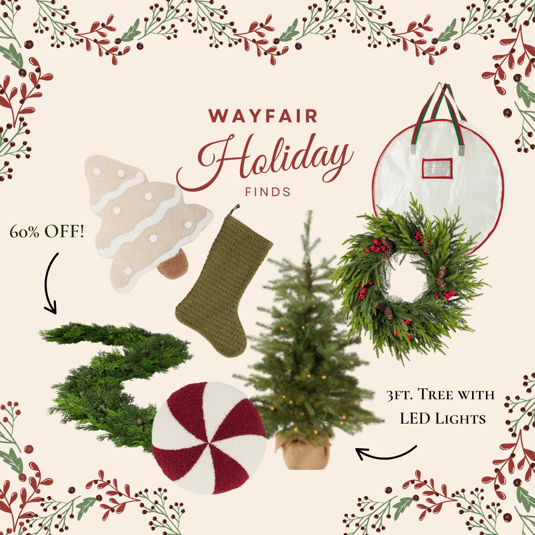 Early Christmas finds & deals on Wayfair!  

 #LTKSeasonal #LTKHome #LTKFindsUnder100