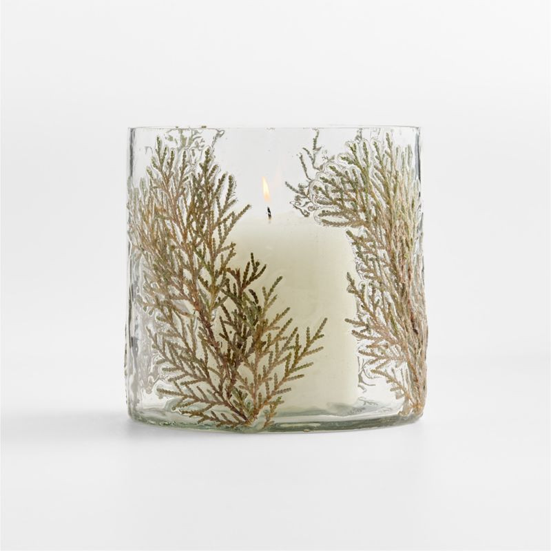 Botanical Glass Hurricane, Small 5 | Crate & Barrel